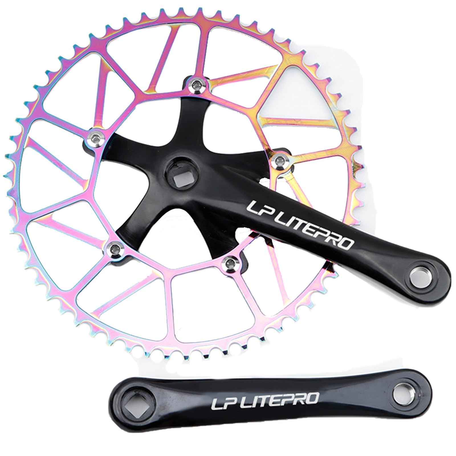 Amazon.co.jp: 170mm BCD130 折りたたみ自転車用クランクセット